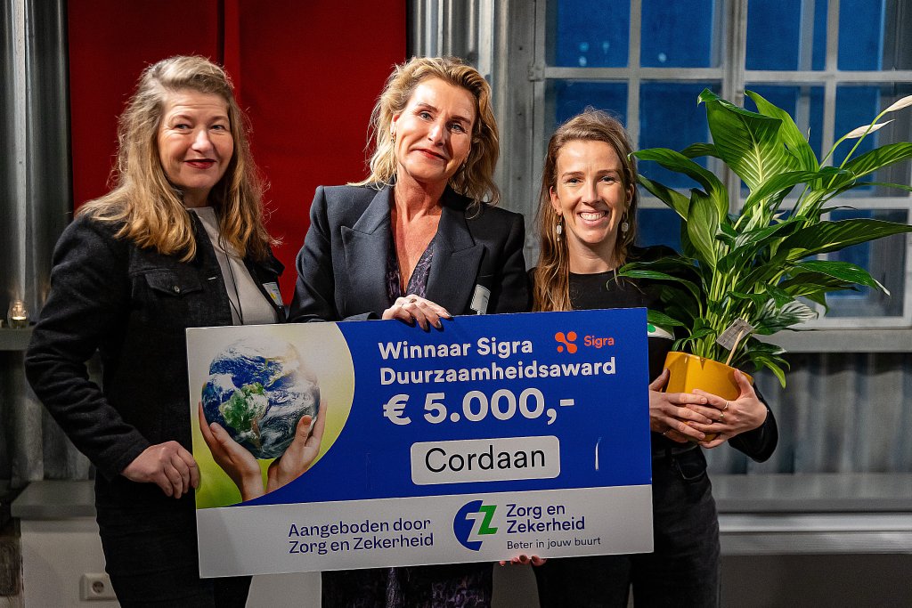 Cordaan wint de Sigra Duurzaamheidsaward